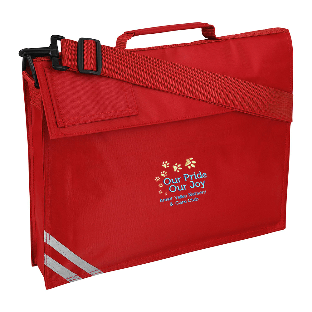 logo red landscape bag