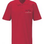 Two Gates Community School Red Polo shirt