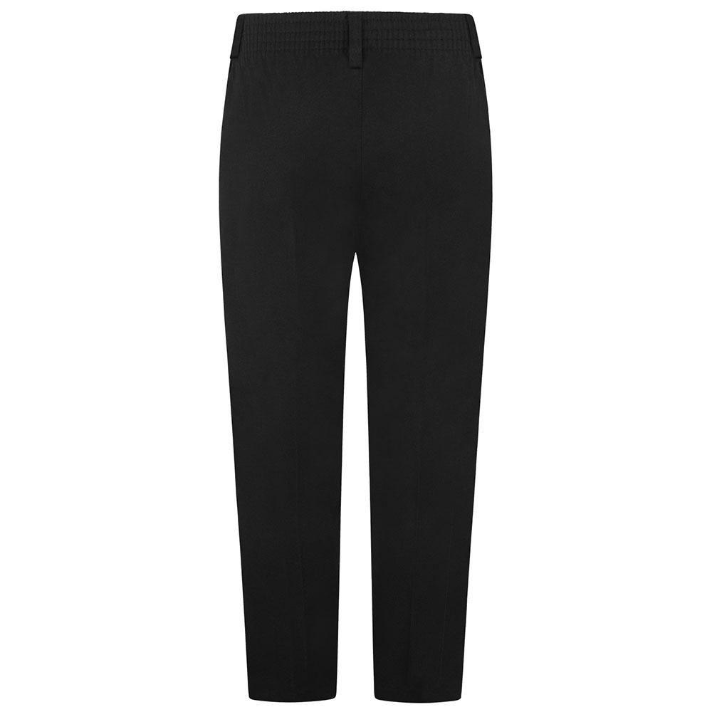 STURDY FIT TROUSERS - BLACK - BACK