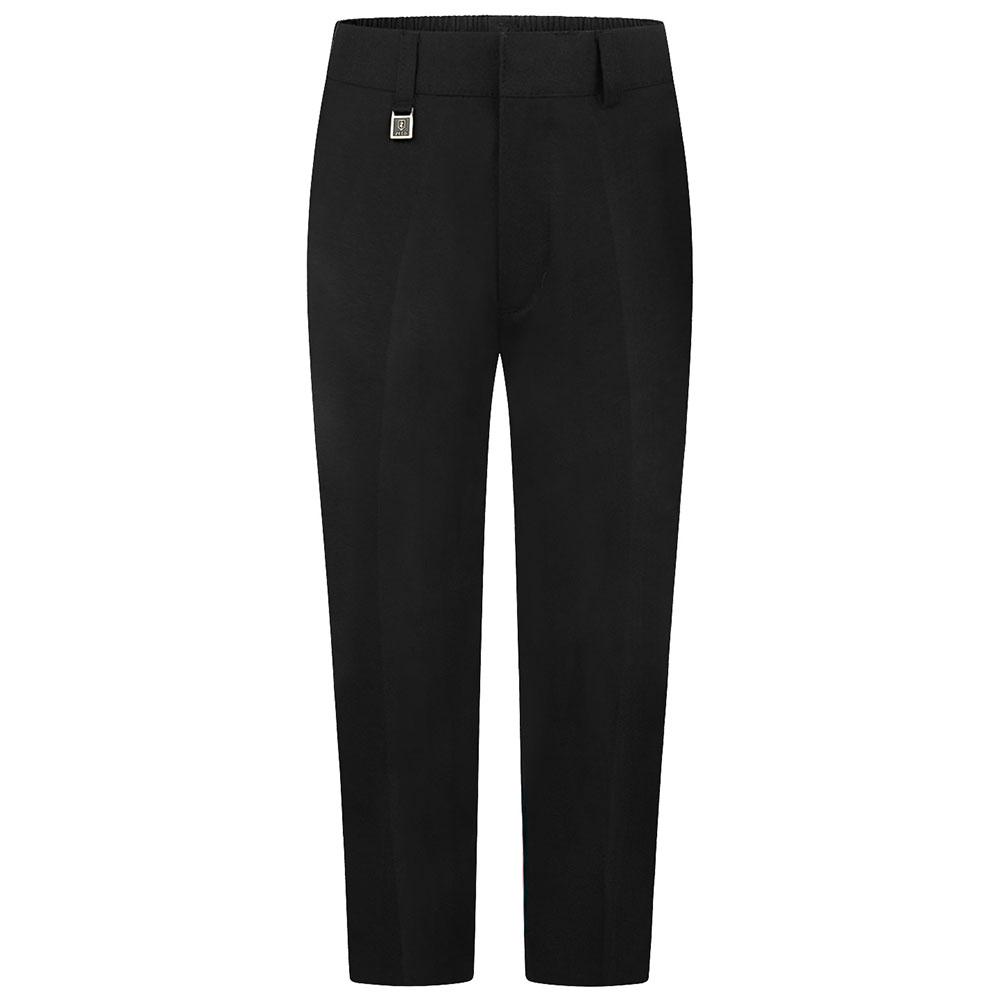 STURDY FIT TROUSERS - BLACK - FRONT