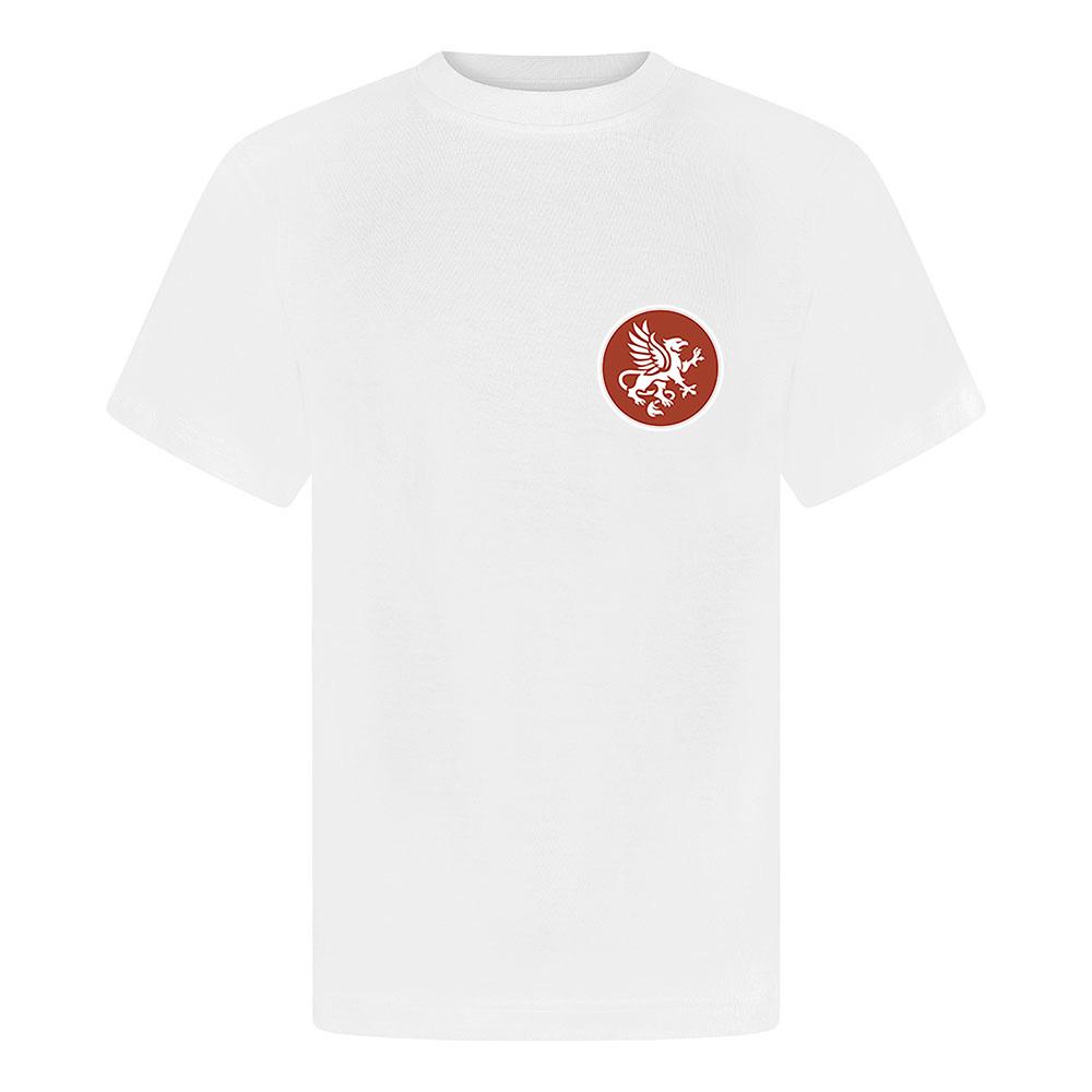 WHITE PE T SHIRT