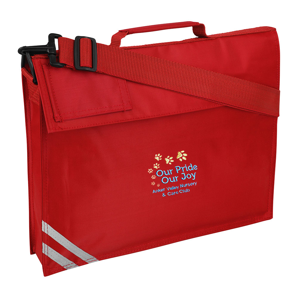 logo red landscape bag